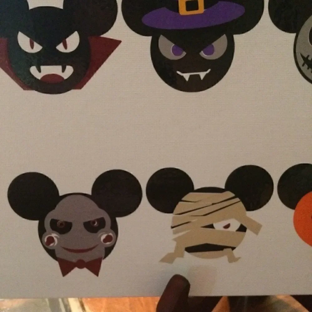 Halloween Mickey Mouse canvas picture